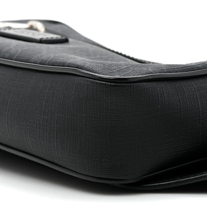 Gucci Soft GG Supreme Monogram Web Belt Bag Black Grey 9 of 10