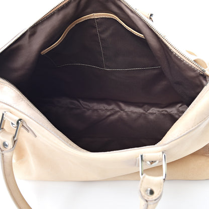 Valentino Garavani Lambskin Ruffle Tote Beige 5 of 19
