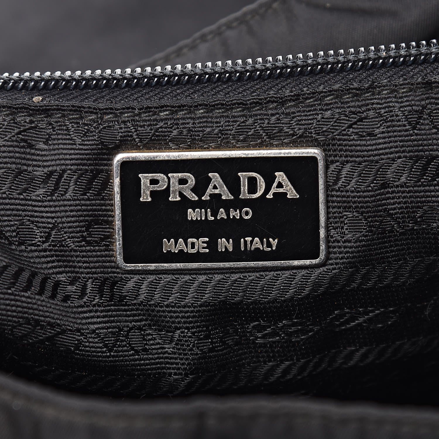 Prada Tessuto Nylon Vela Chain Backpack Black 5 of 17