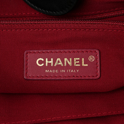 Chanel Calfskin Small Deauville Tote Black 7 of 15