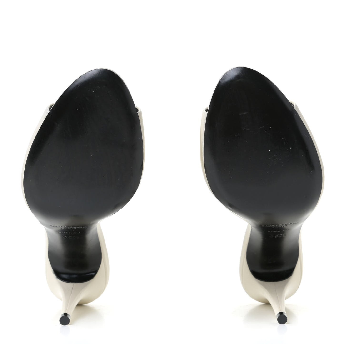 Lambskin Sexy 95mm Pumps 36.5 White