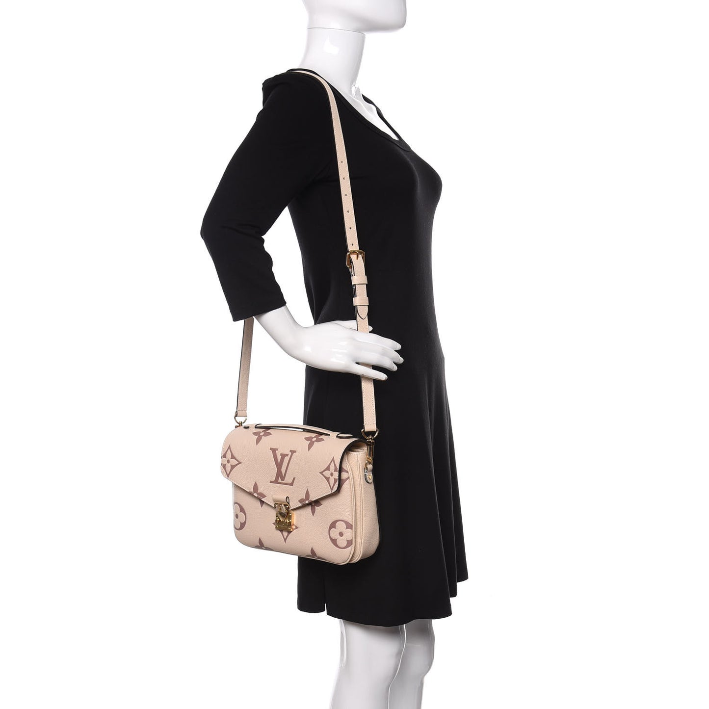 Empreinte Monogram Giant Pochette Metis Creme Bois De Rose
