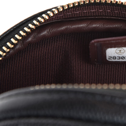 Chanel Caviar Quilted Zip Around Classic Coin Purse Black 7 of 8