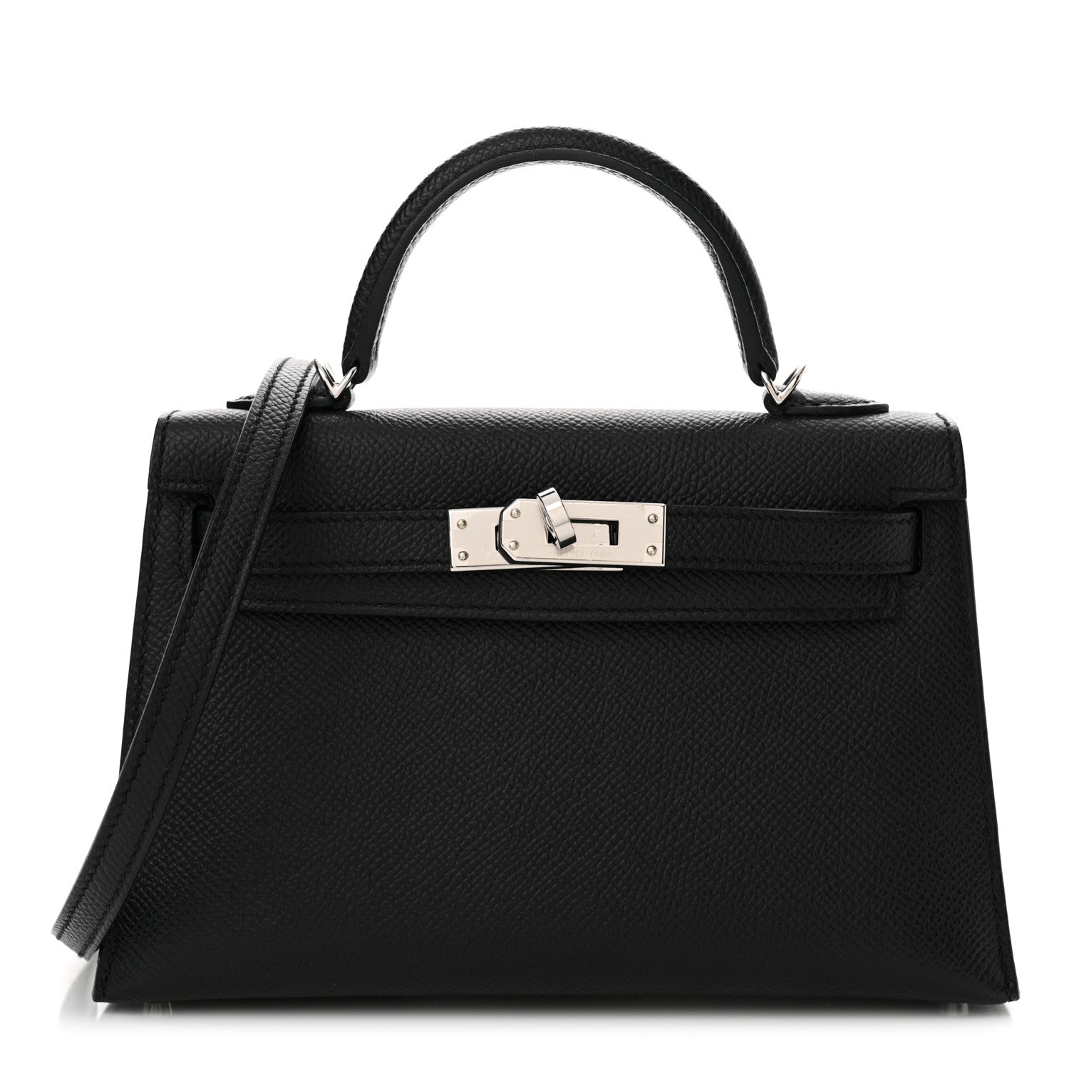 Hermes Epsom Mini Kelly Sellier 20 Black 1 of 13