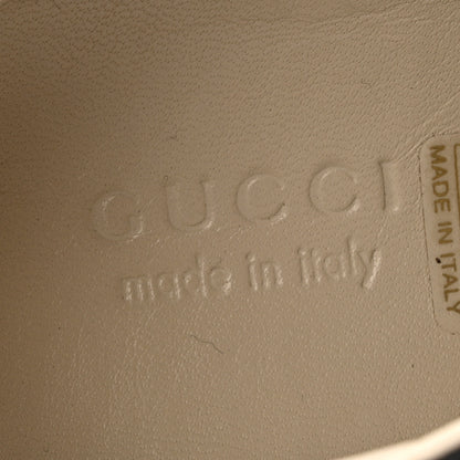 Gucci Calfskin Iridescent Logo Womens Rhyton Sneakers 37 Black 7 of 13
