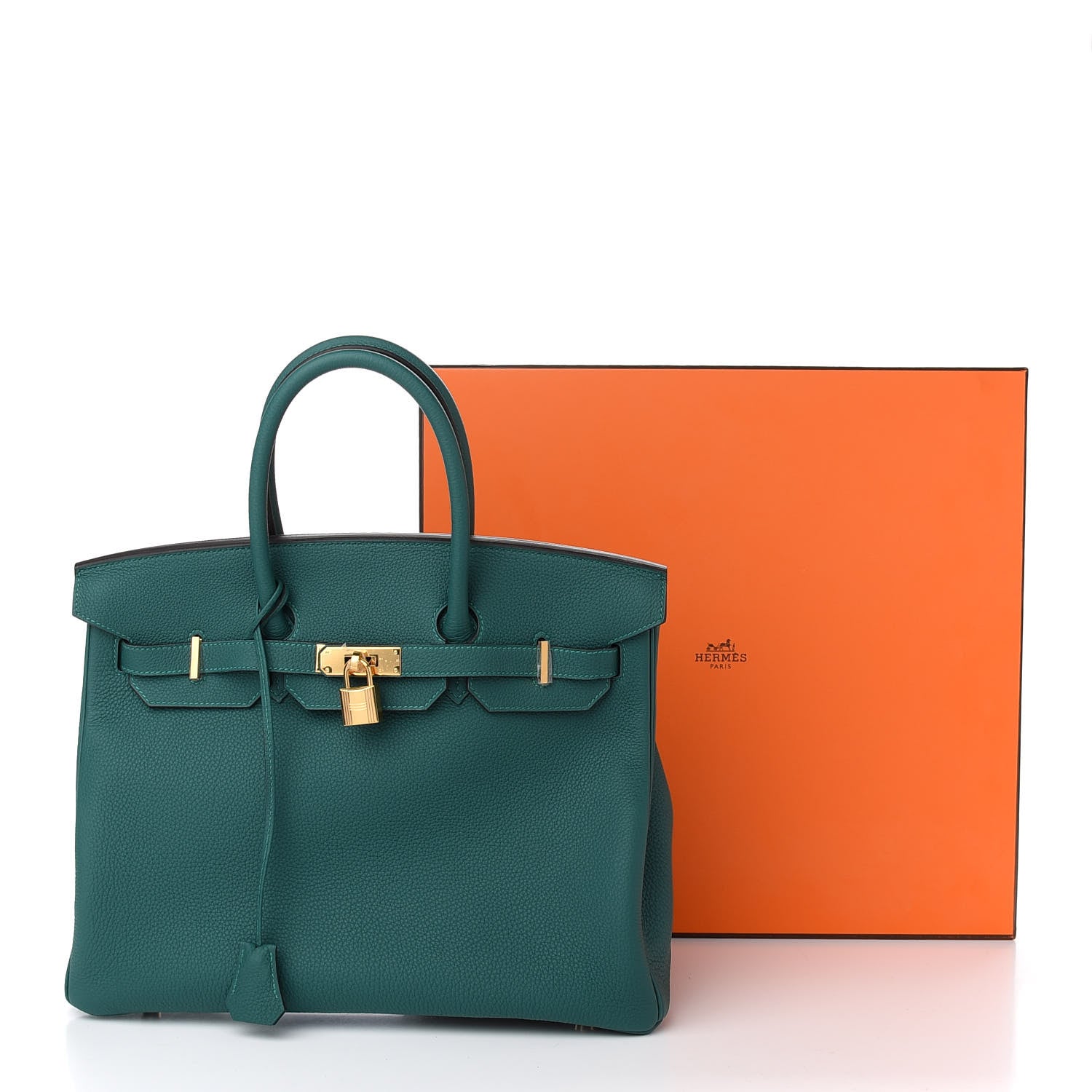 Hermes Togo Birkin 35 Malachite 11 of 11