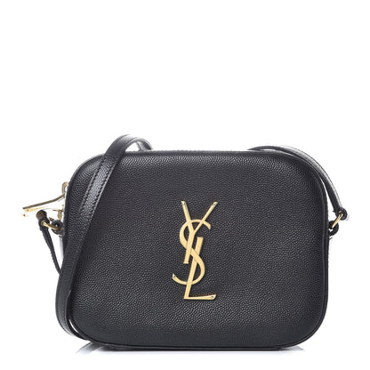 Saint Laurent Grain De Poudre Small Classic Monogram Camera Bag Black 1 of 10