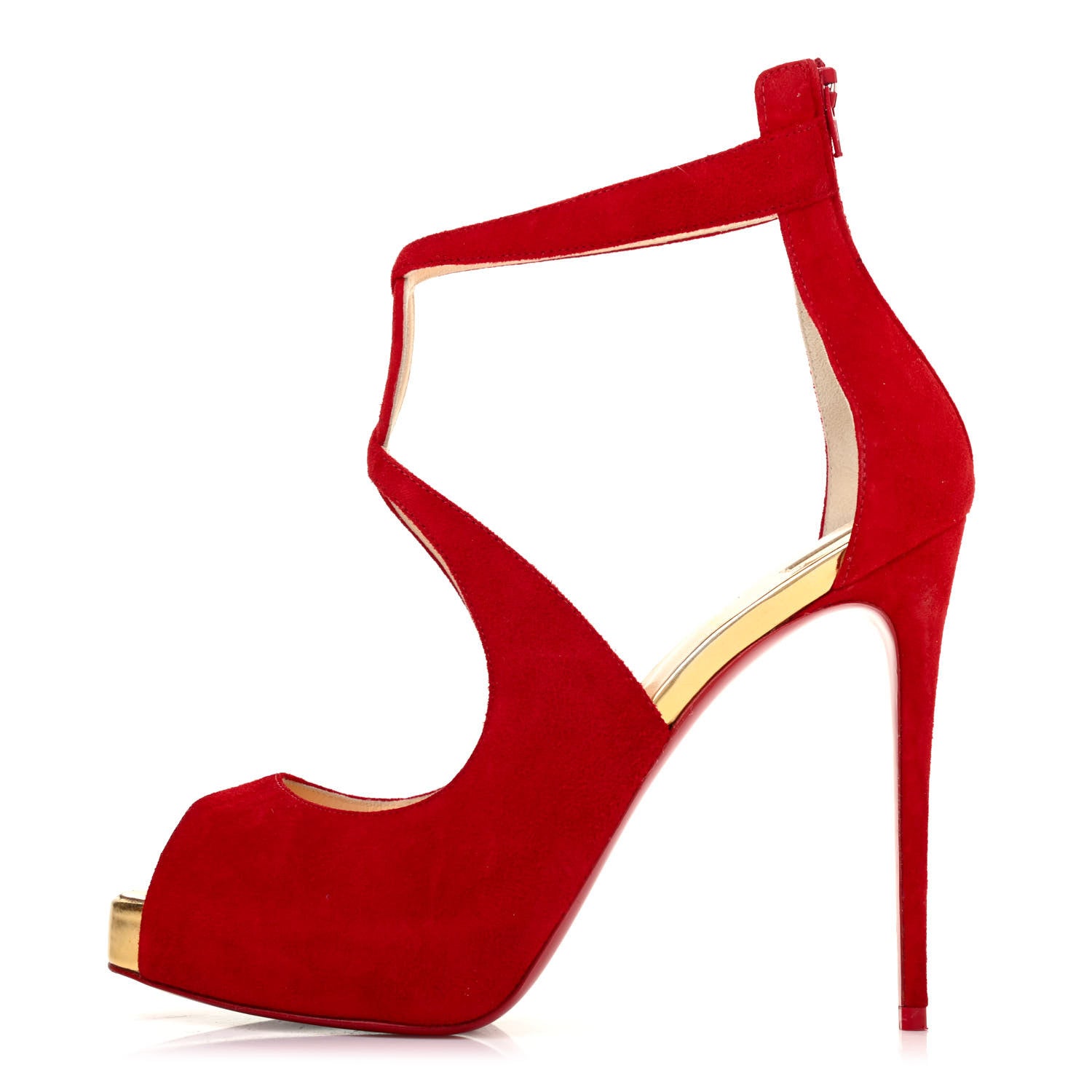 Christian Louboutin Suede Rosie 120 Pumps 37 Loubi 1 of 4