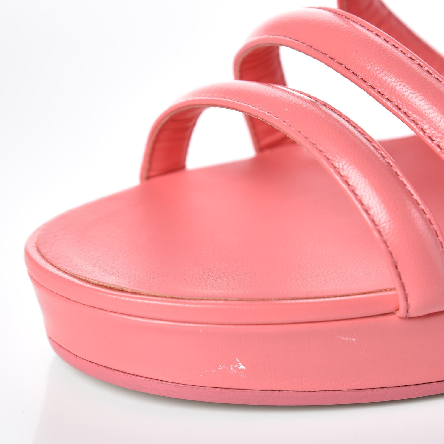 Chanel Goatskin Parthenon Platform Sandals 39 Pink 8 of 12