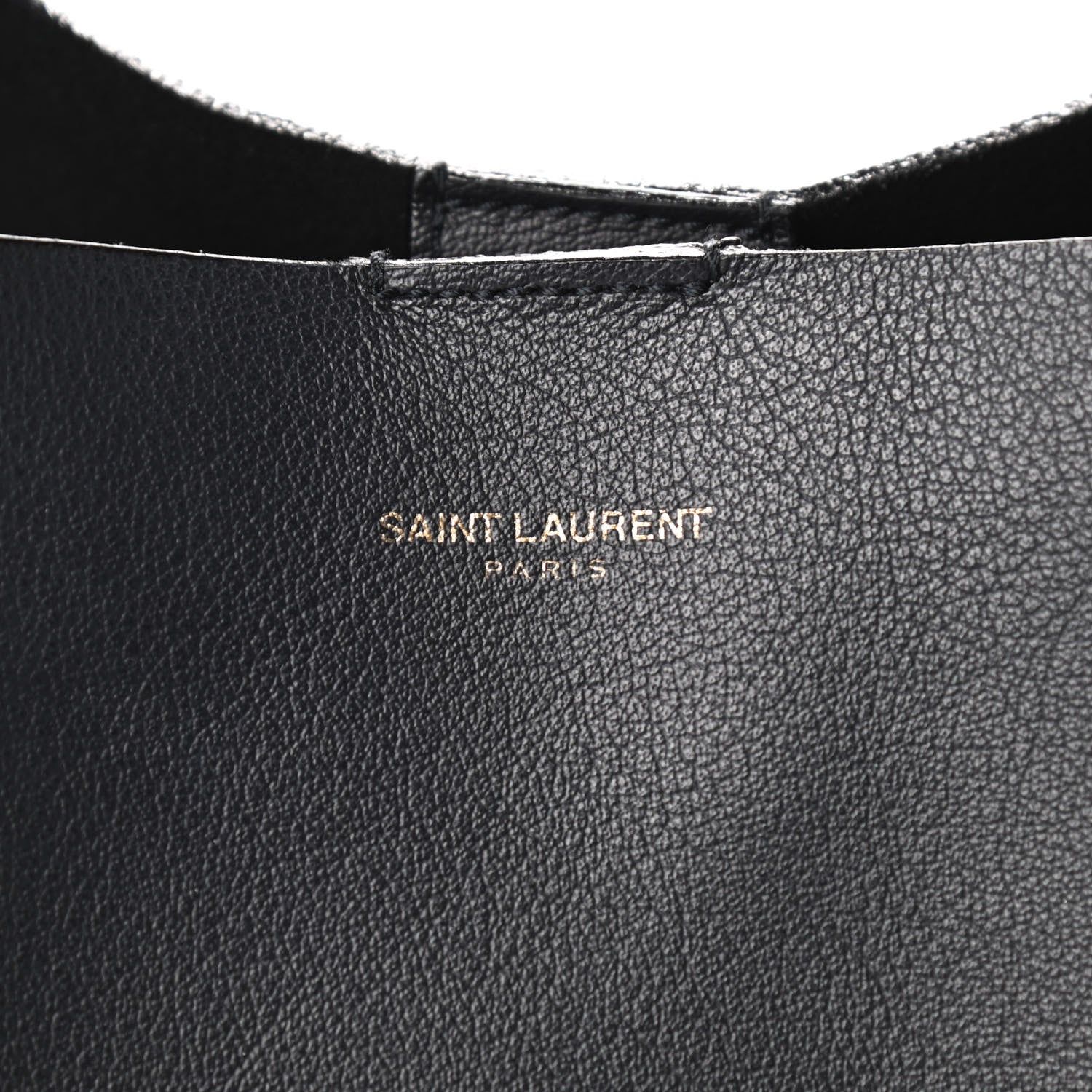 Saint Laurent Calfskin Large Shopping Tote Black 8 of 8