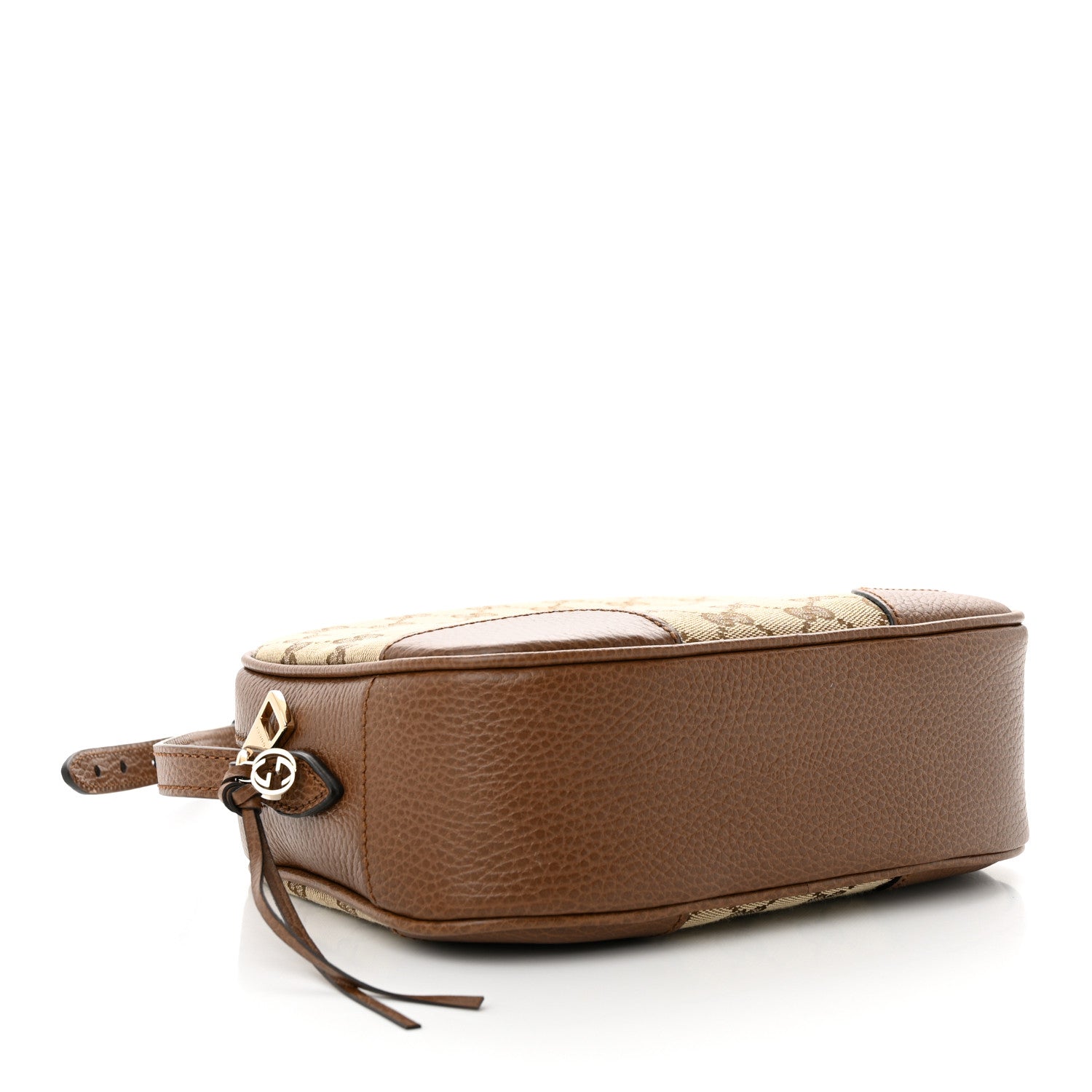 Gucci Monogram Mini Bree Messenger Bag Beige Tabacco 4 of 10