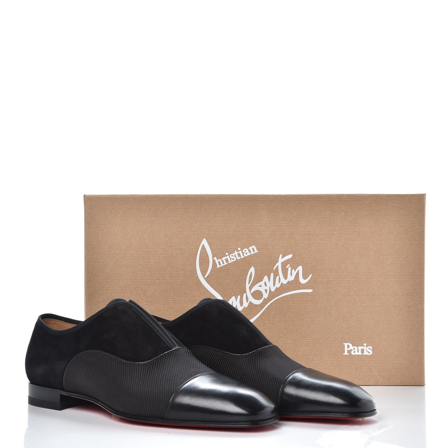 Christian Louboutin Calfskin Serge Tech Mens Alpha Flat 40.5 Black 8 of 8