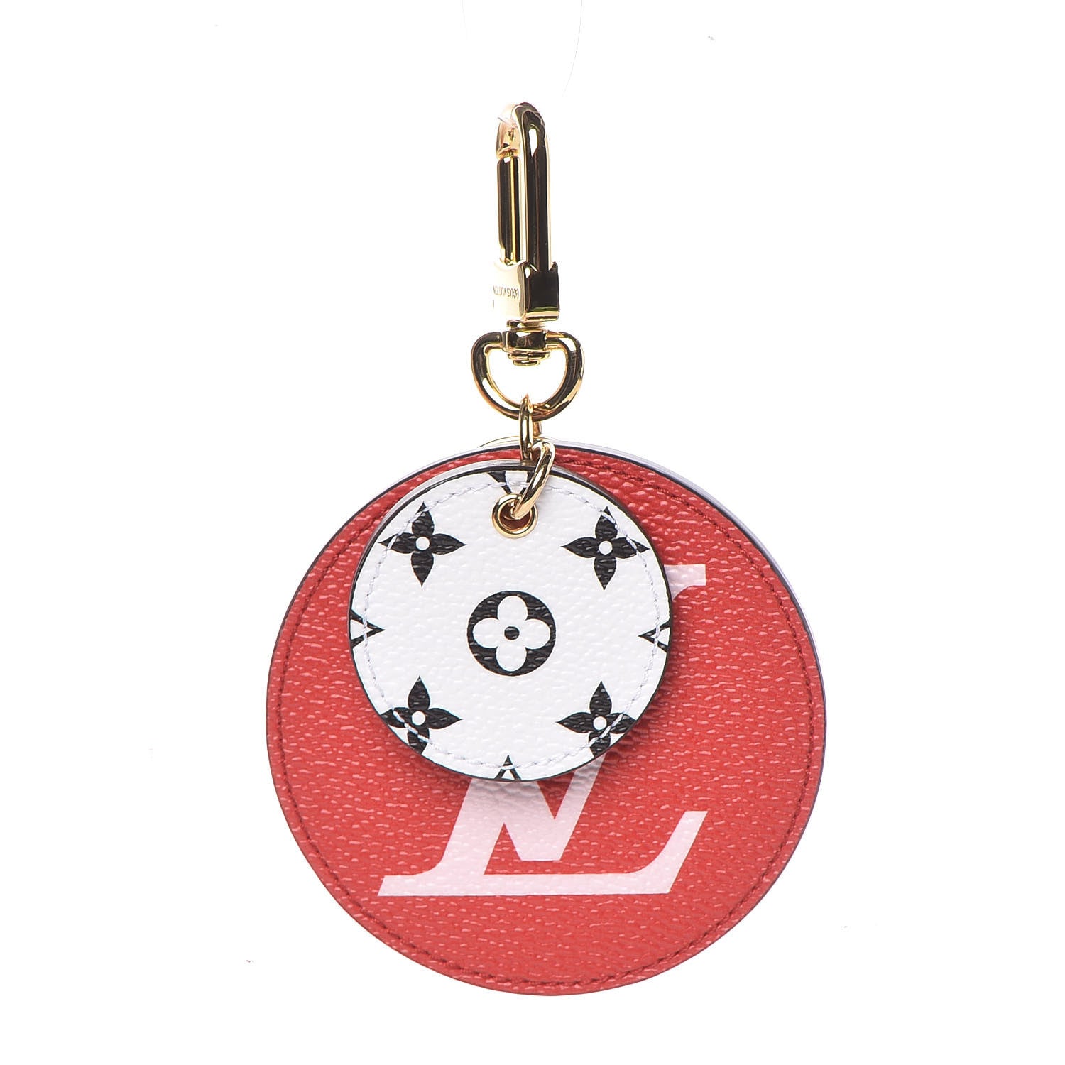 Louis Vuitton Monogram Giant Bag Charm Key Holder Rouge 1 of 4