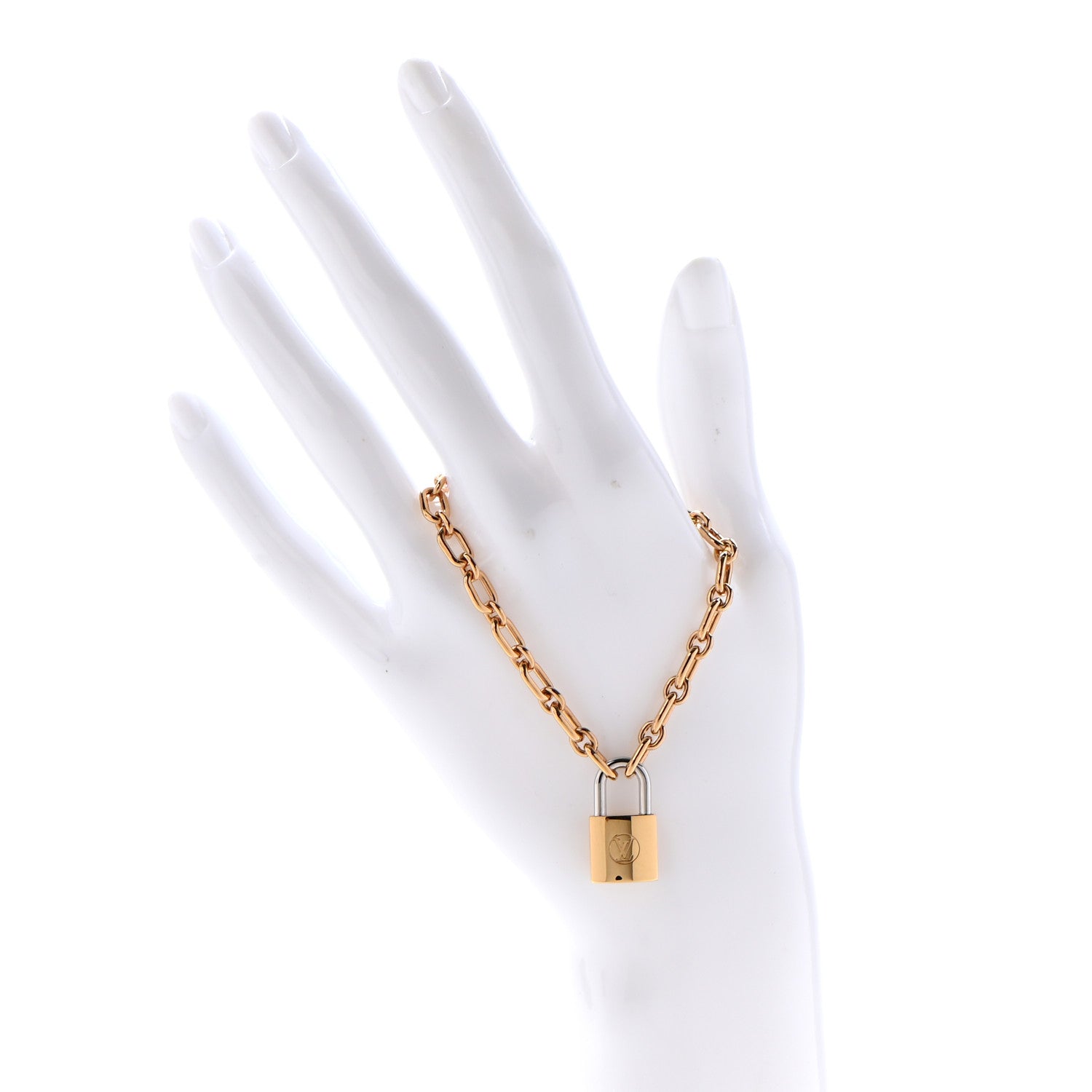 Louis Vuitton Lock It Bracelet Gold 2 of 6