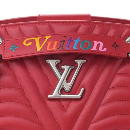 Louis Vuitton Calfskin New Wave Chain Tote Ecarlate 7 of 14