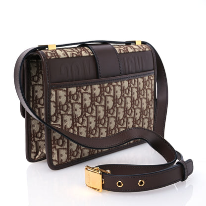 Christian Dior Oblique 30 Montaigne Flap Bag Brown 3 of 11
