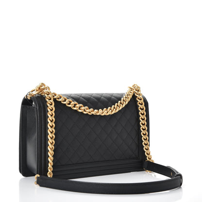 Chanel Caviar Quilted New Medium Boy Flap Black 3 of 7