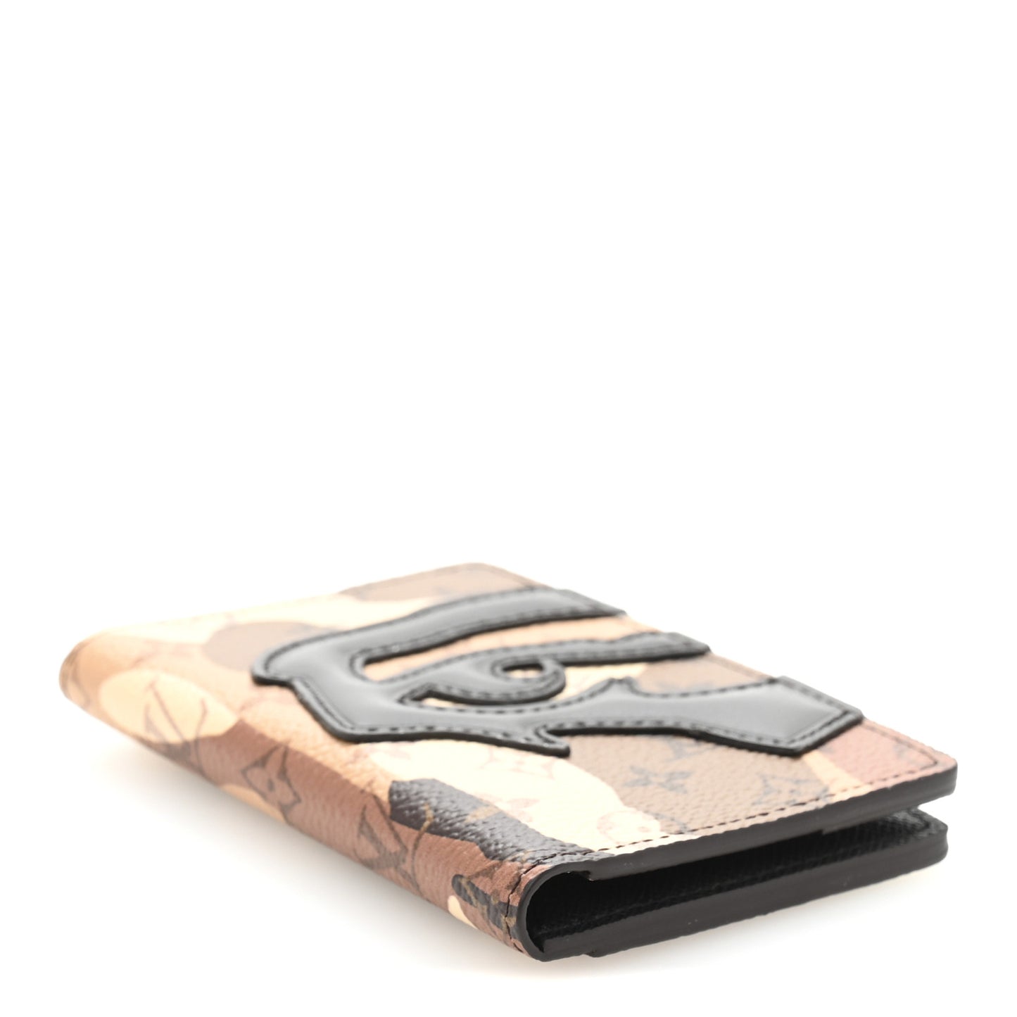 Monogram Portrait Pocket Organizer Brown