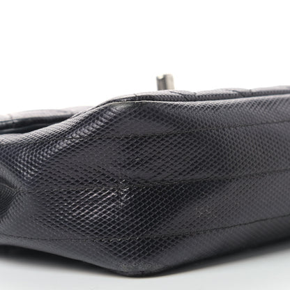 Chanel Metallic Calfskin Quilted Single Flap Black 8 of 18