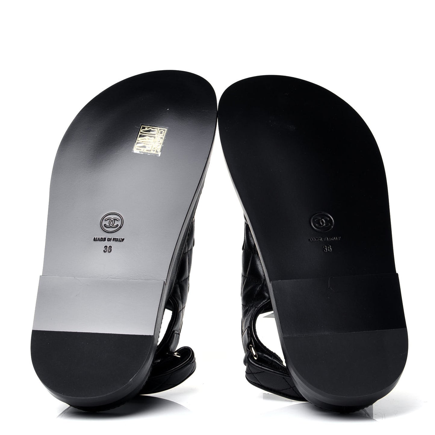 Lambskin Velcro Dad Sandals 36 Black