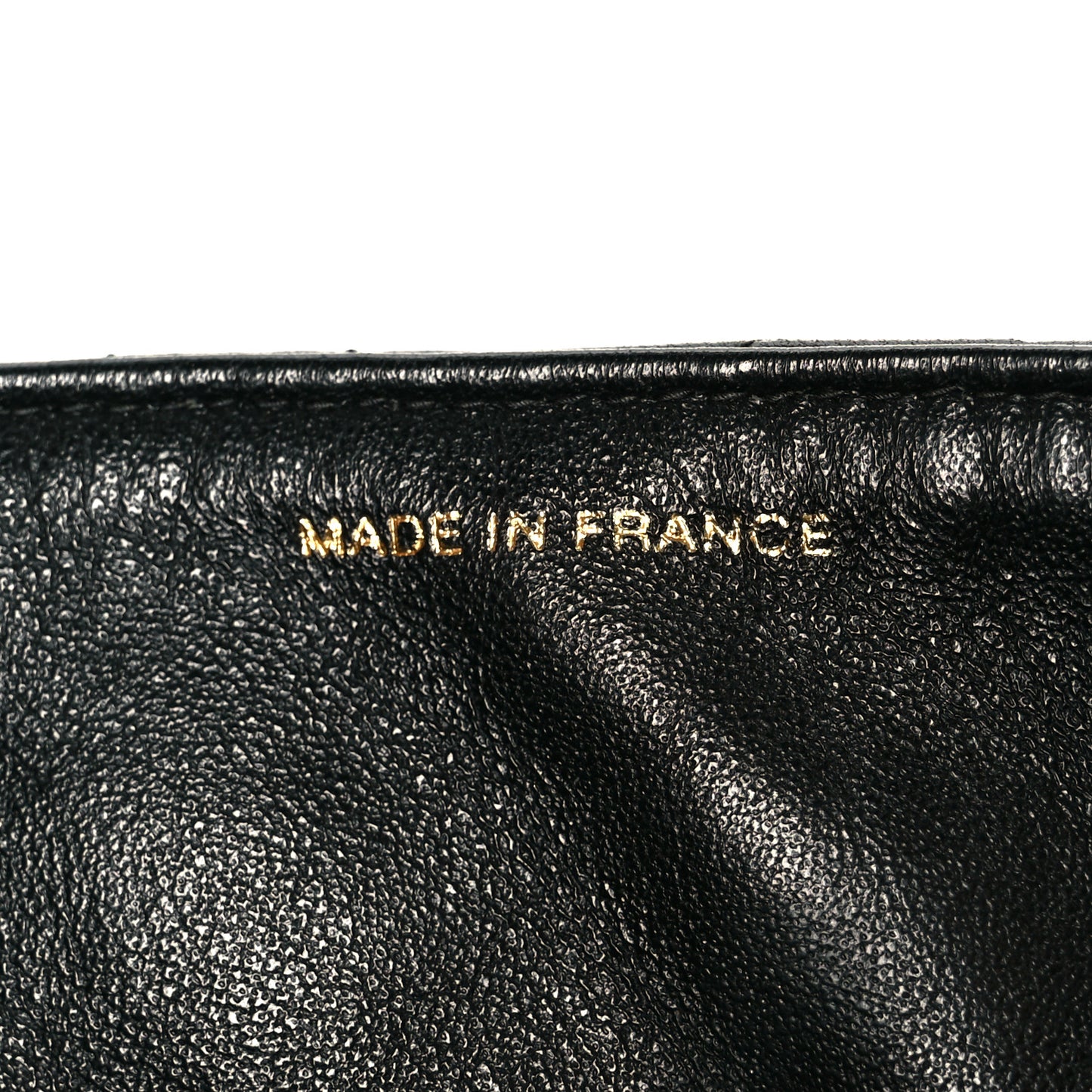 Lambskin Quilted Jumbo Single Flap Black