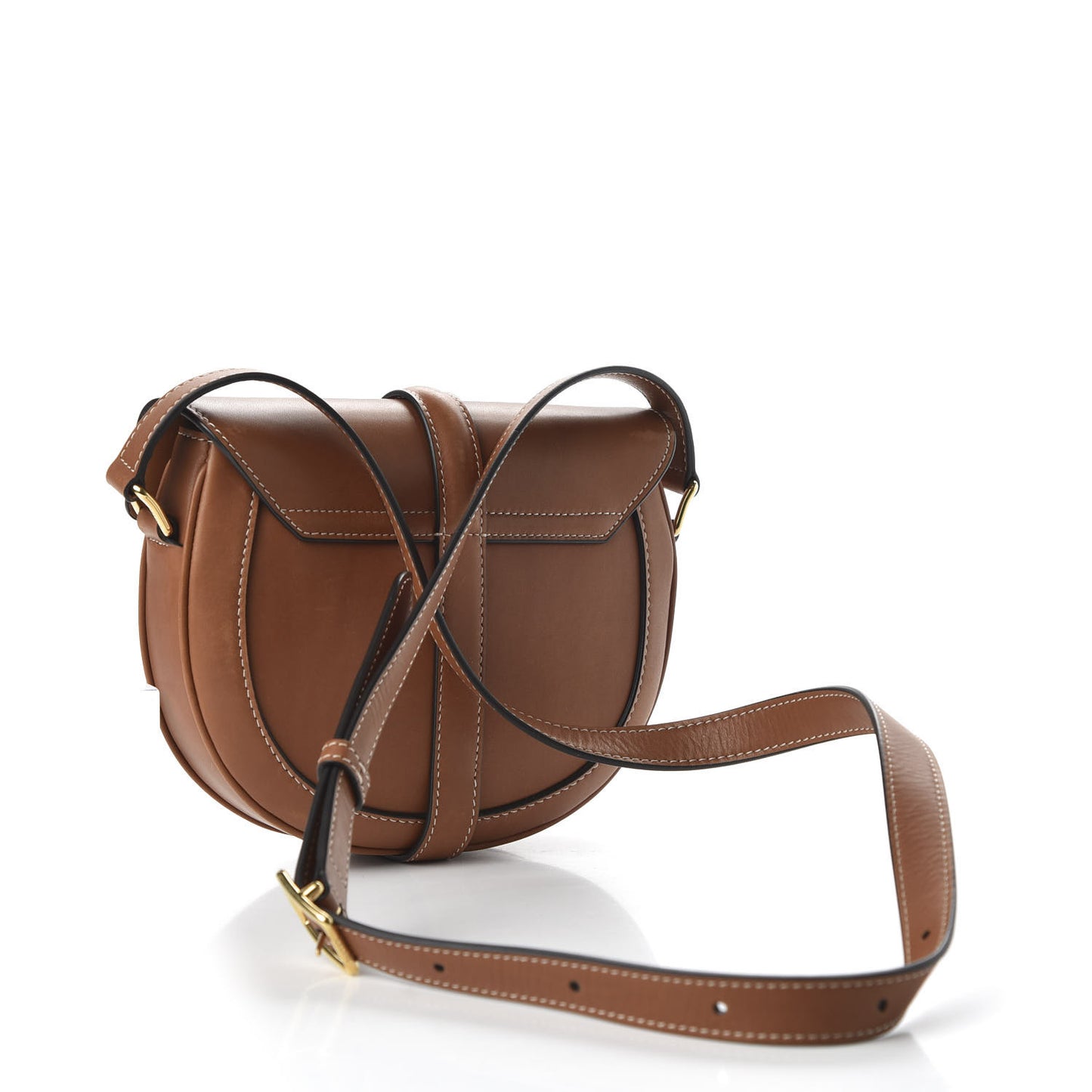 Natural Calfskin Besace Small 16 Tan
