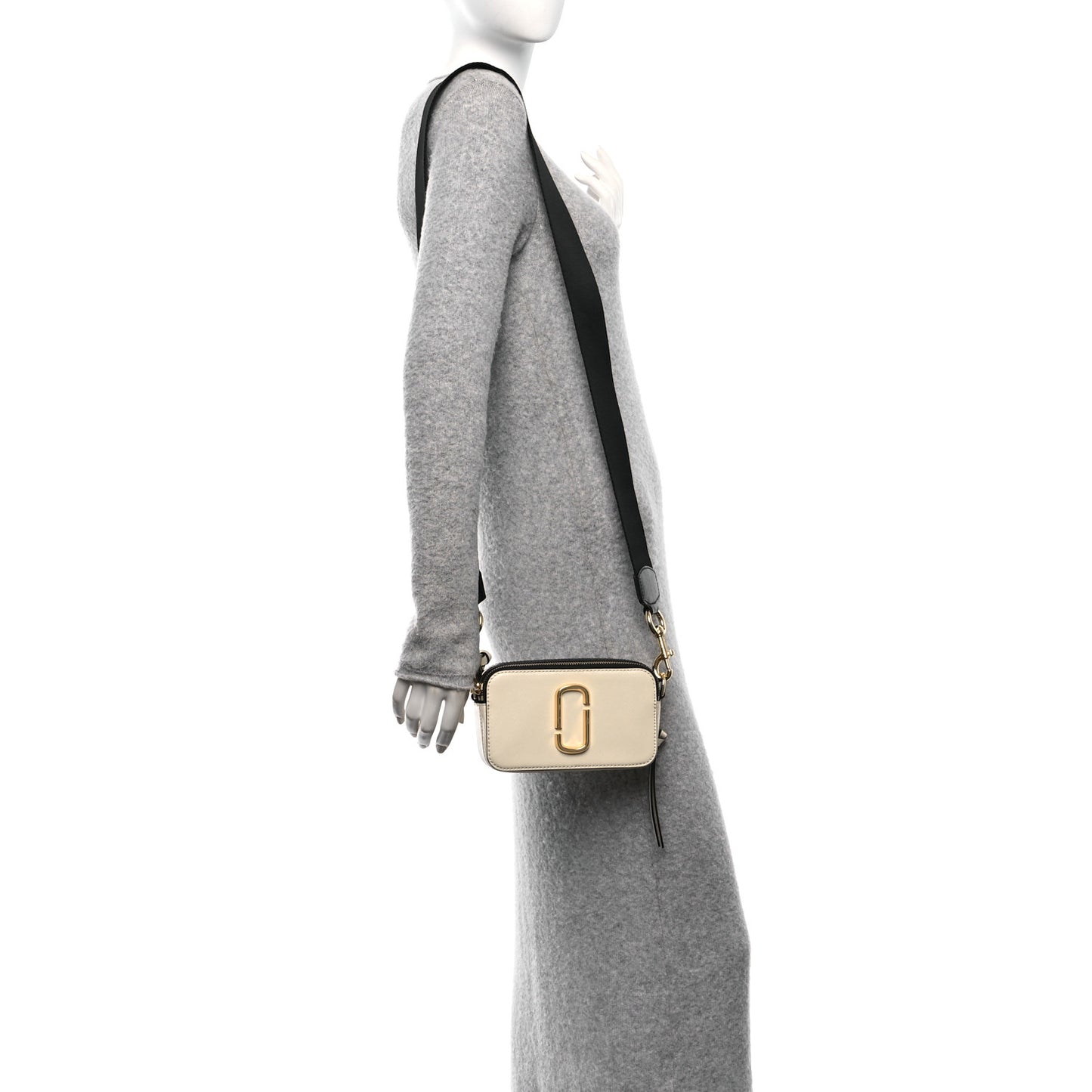 Saffiano Small Snapshot Camera Bag New Cloud White Multicolor