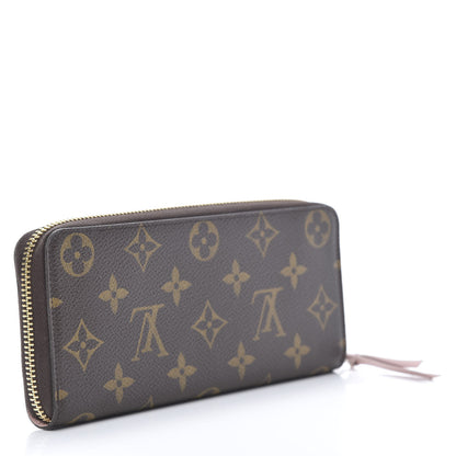 Louis Vuitton Monogram Clemence Wallet Rose Ballerine 3 of 9