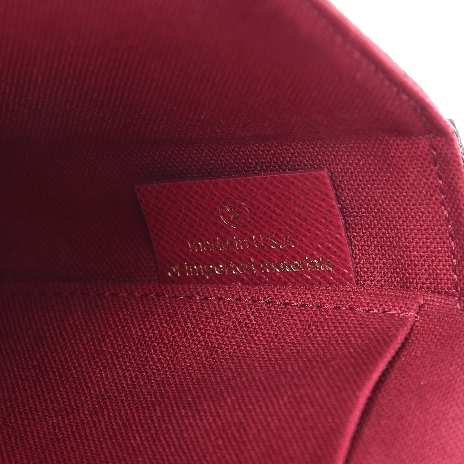 Louis Vuitton Monogram Pochette Felicie Chain Wallet Fuchsia 7 of 9