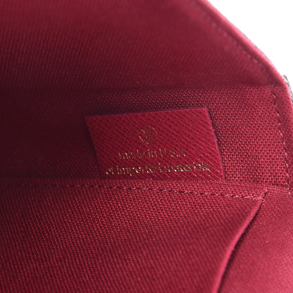 Louis Vuitton Monogram Pochette Felicie Chain Wallet Fuchsia 7 of 9