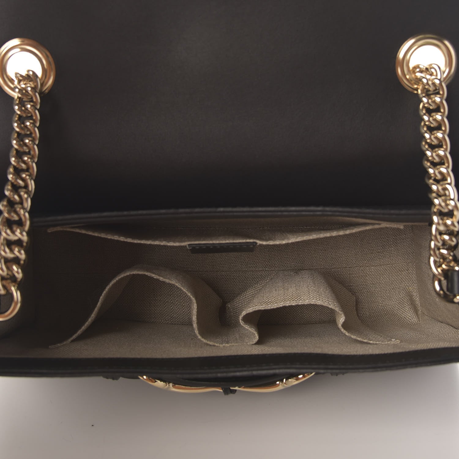 Gucci Microguccissima Medium Emily Chain Shoulder Bag Black 5 of 10