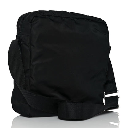Prada Nylon Flat Messenger Bag Black 3 of 11