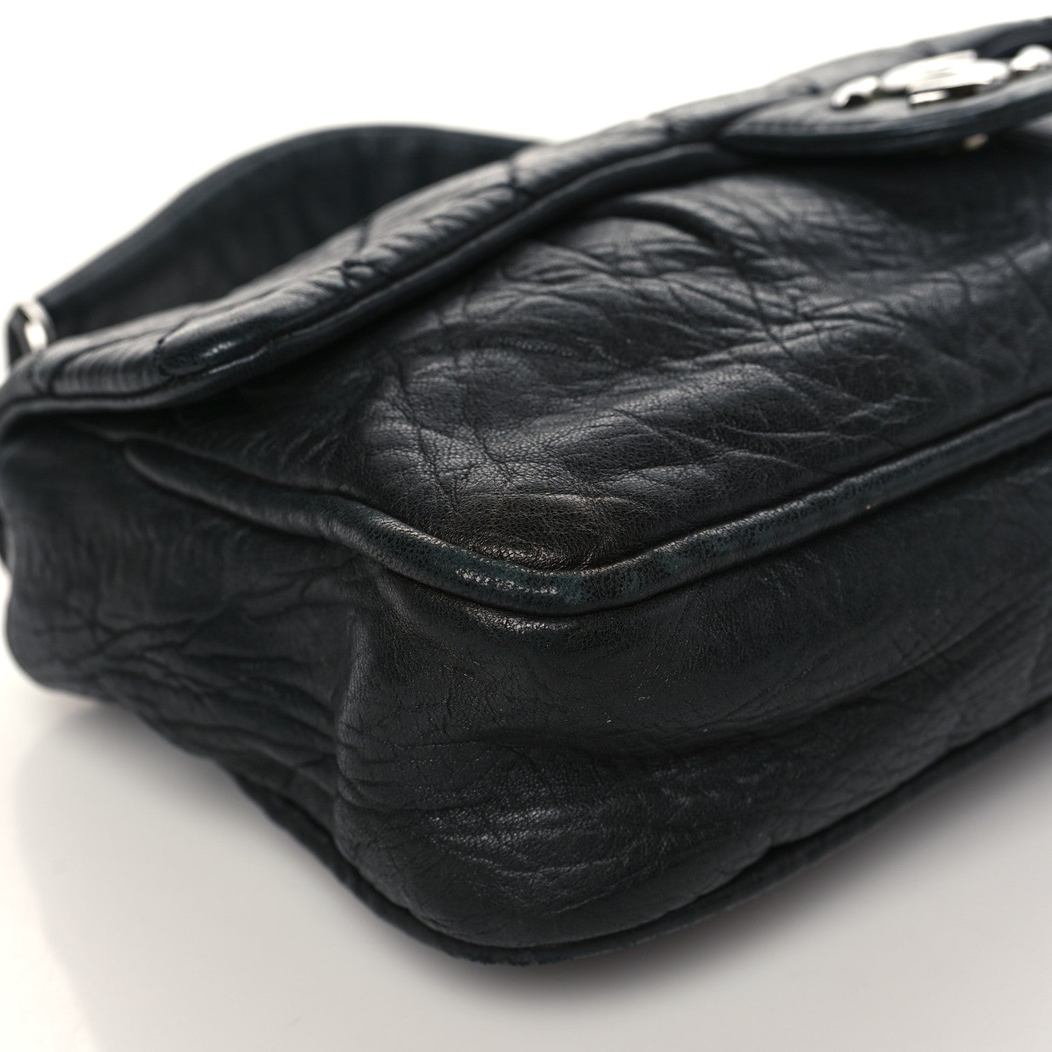 Chanel Distressed Lambskin Lady Braid Flap Black 7 of 9