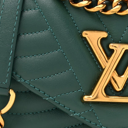 Louis Vuitton Calfskin New Wave Chain PM Emerald 7 of 15
