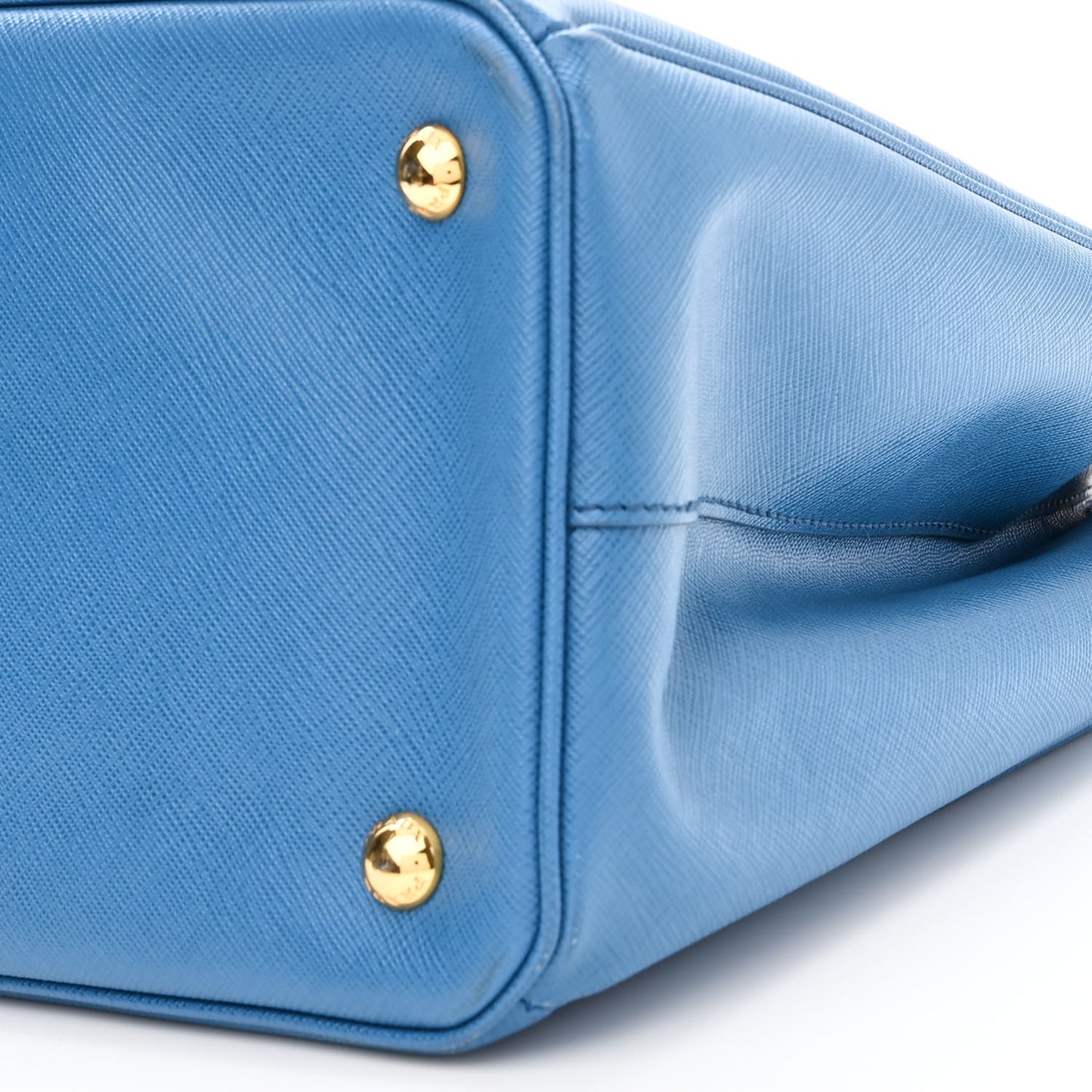 Saffiano Lux Large Galleria Double Zip Tote Cobalto