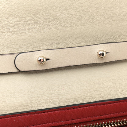 Valentino Garavani Nappa Rockstud Spike Wallet on Chain Light Ivory 10 of 12