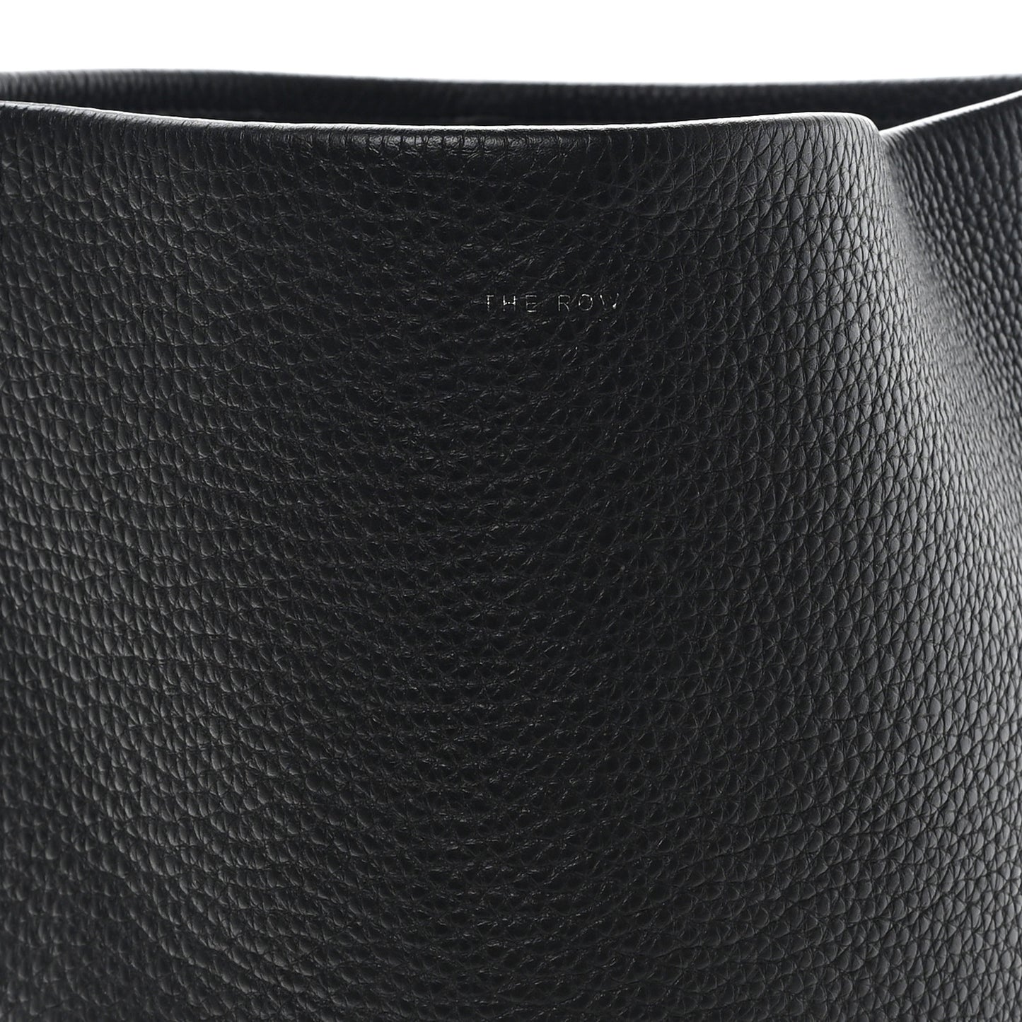Grained Calfskin Medium N/S Park Tote Black