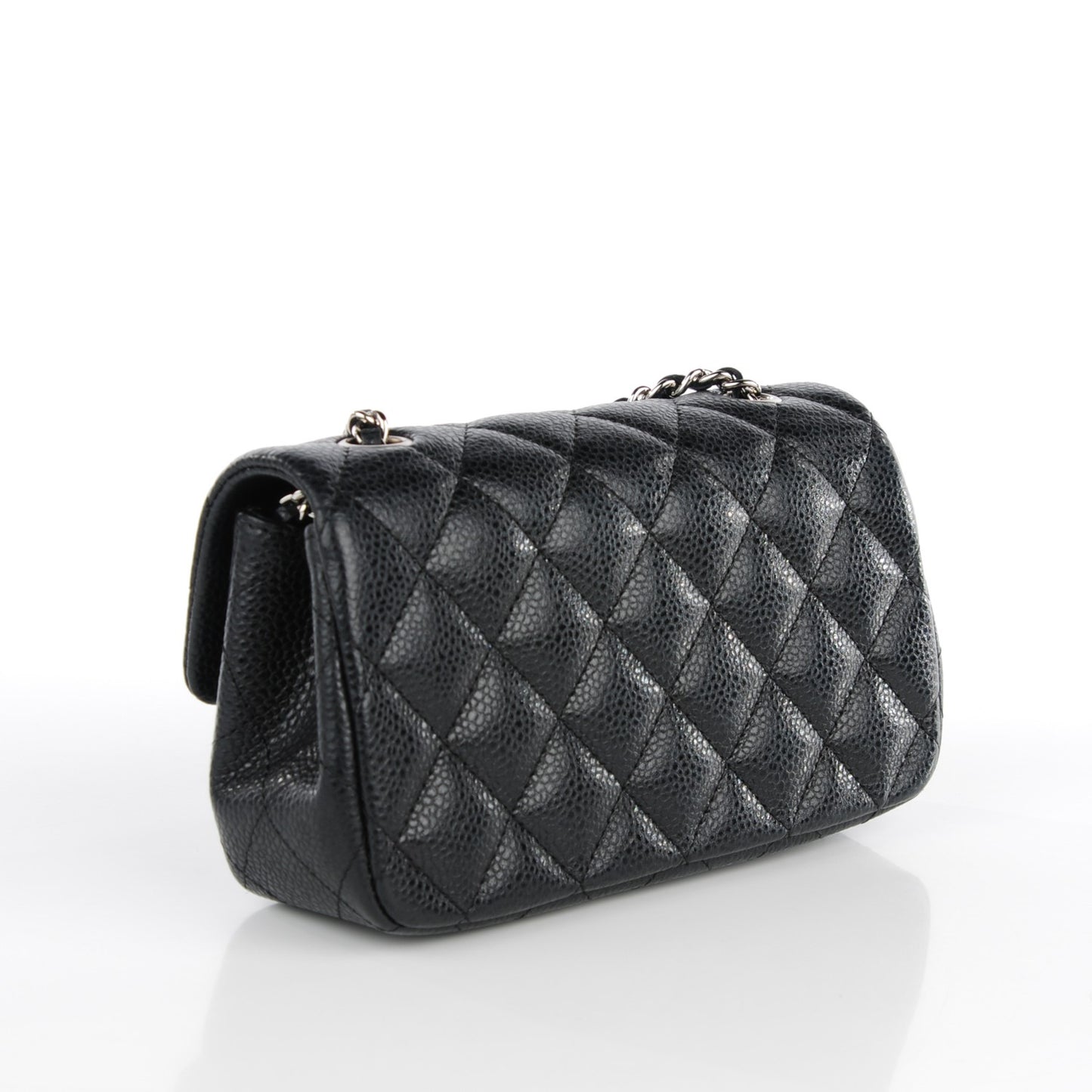 Caviar Quilted Extra Mini Flap Black