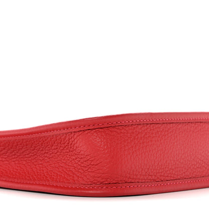 Hermes Taurillon Clemence Evelyne TPM Rouge Casaque 8 of 9