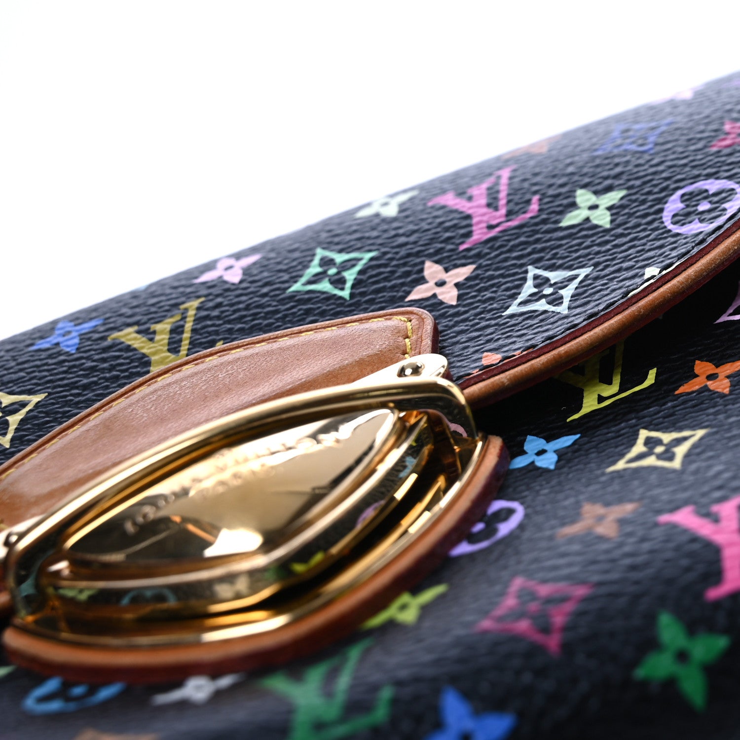 Louis Vuitton Monogram Multicolor Eugenie Wallet Black Grenade 11 of 12