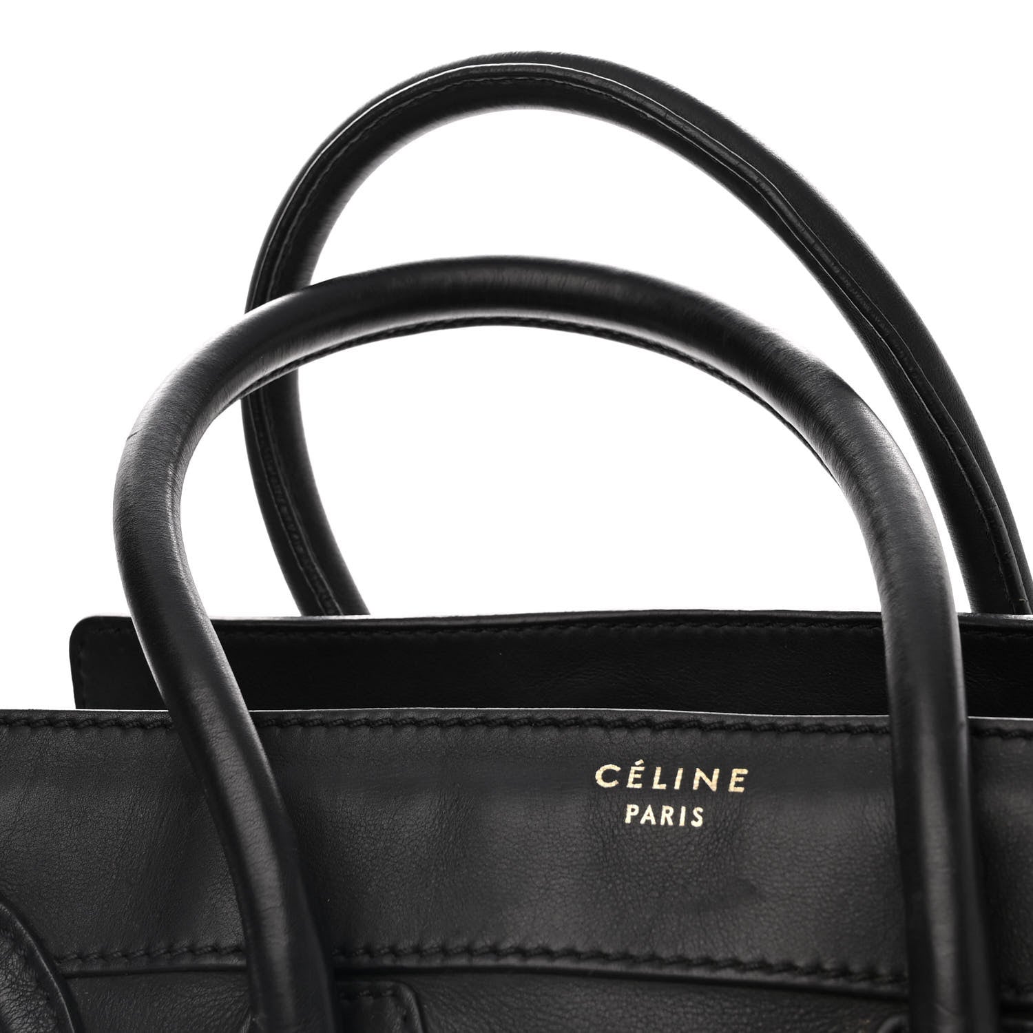 Celine Smooth Calfskin Micro Luggage Black 13 of 17