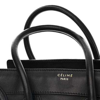 Celine Smooth Calfskin Micro Luggage Black 13 of 17