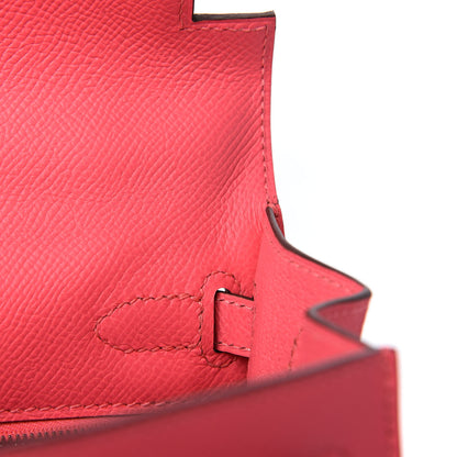 Hermes Epsom Kelly Sellier 25 Rose Azalee 14 of 40