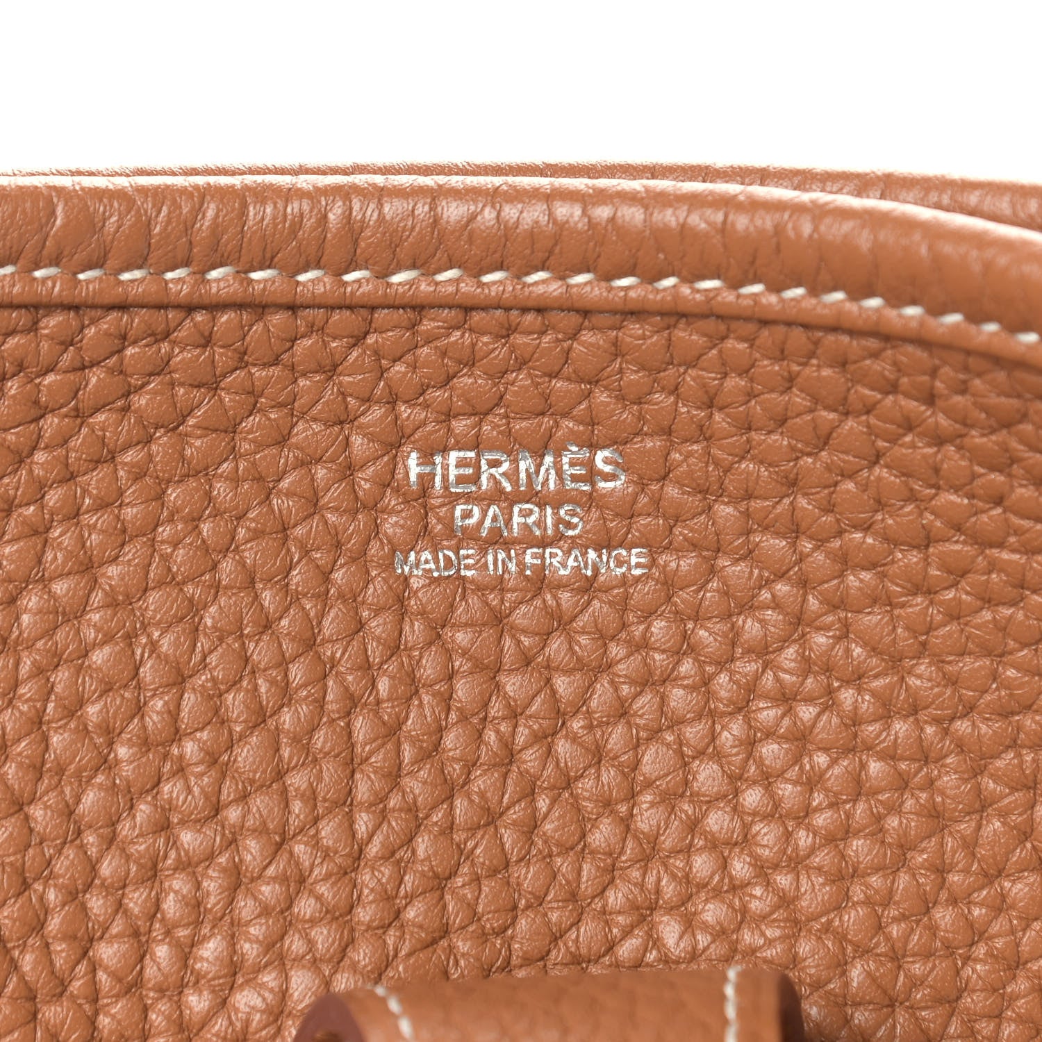 Hermes Taurillon Clemence Evelyne III PM Gold 6 of 9