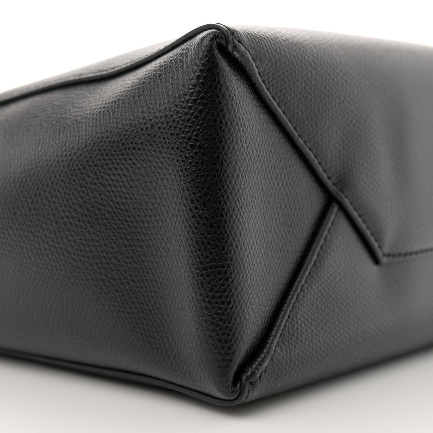 Celine Grained Calfskin Small Vertical Cabas Black 9 of 11
