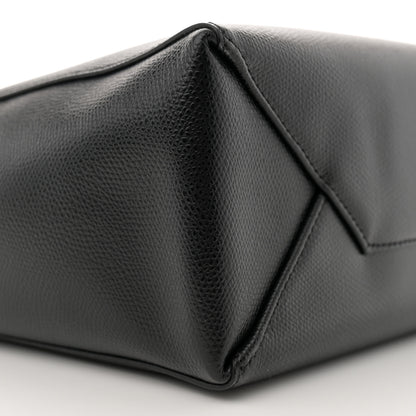 Celine Grained Calfskin Small Vertical Cabas Black 9 of 11