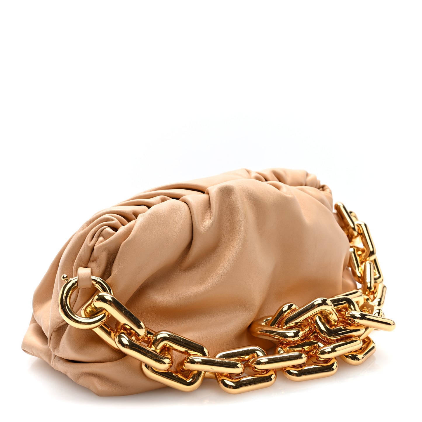 Calfskin The Pouch Chain Almond