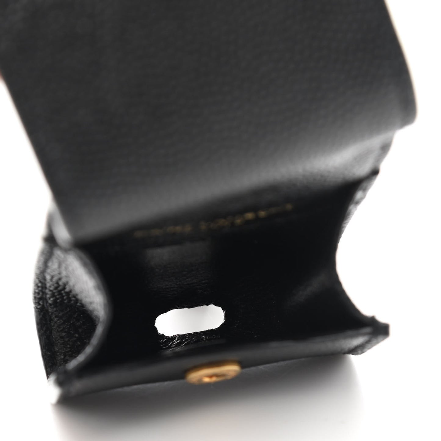 Grain De Poudre Monogram Airpods Case Black