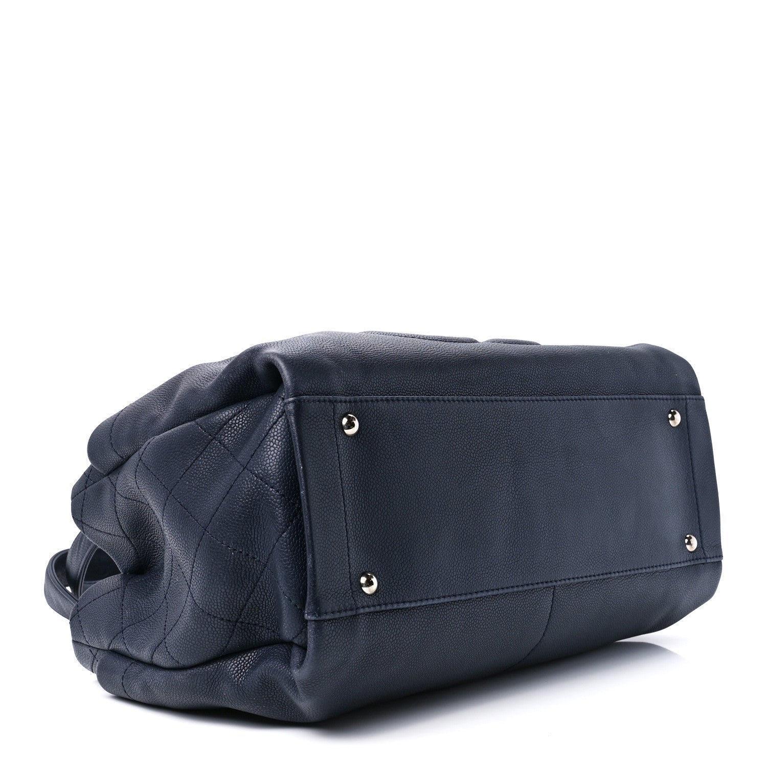 Chanel Caviar Executive Cerf Shopper Tote Navy 4 of 11