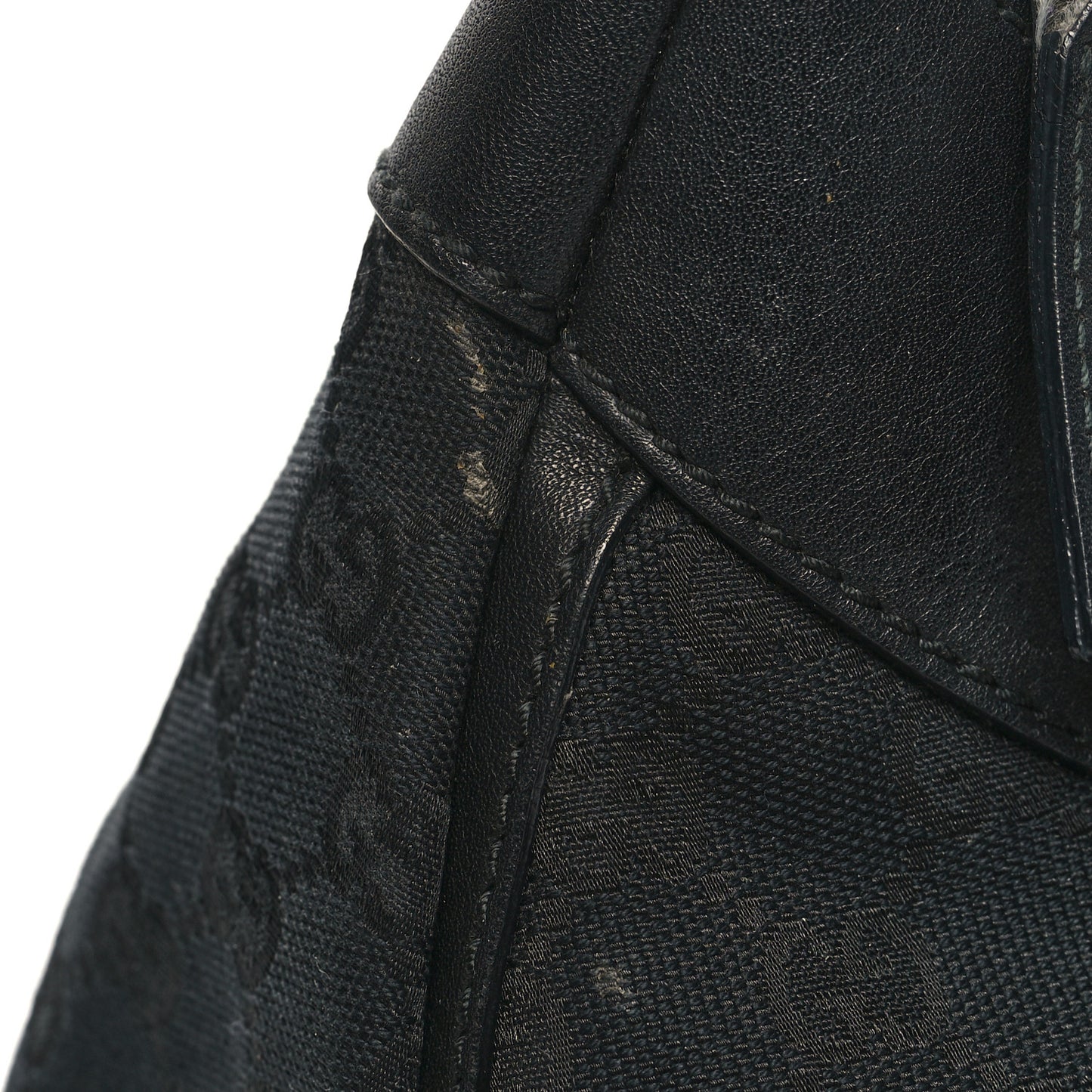 Monogram Large D Gold Ring Hobo Black